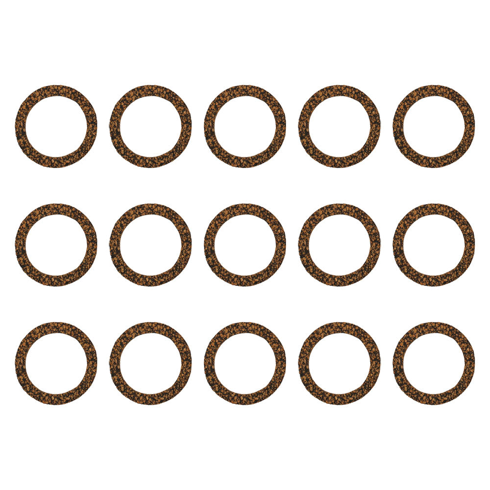 Fifteen Cork Sediment Bowl Gaskets Fits Ford 2N 9N NAA9160 Fits John Deere L886T