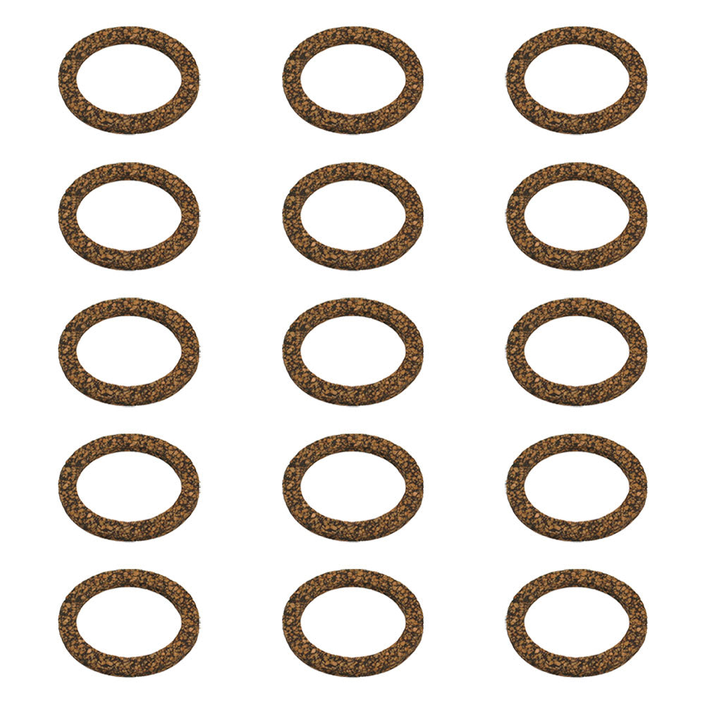 Fifteen Cork Sediment Bowl Gaskets Fits Ford 2N 9N NAA9160 Fits John Deere L886T