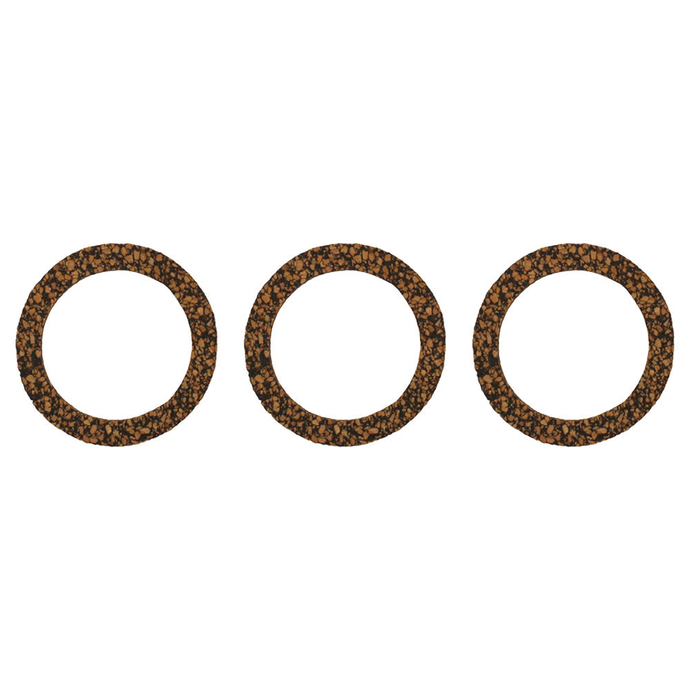 Qty 3: Sediment Bowl Gasket (Cork) Fits Massey Ferguson Replaces 180060M1