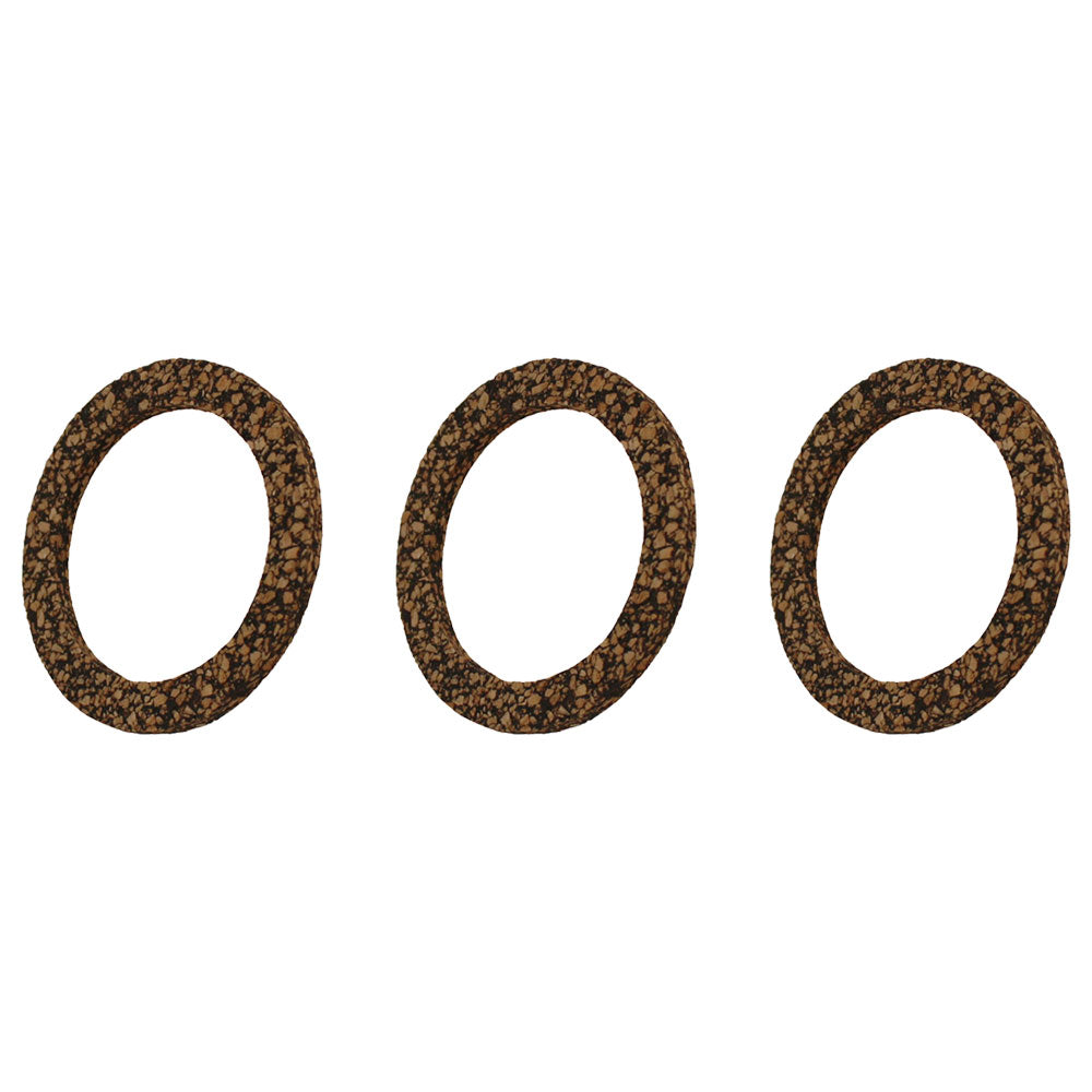 Qty 3: Sediment Bowl Gasket (Cork) Fits John Deere Replaces 17C108