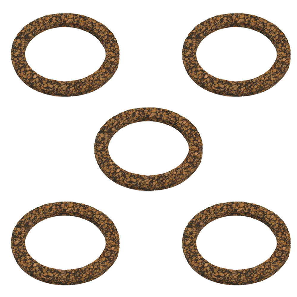 Qty 5: Sediment Bowl Gasket (Cork) Fits Ford/New Holland Replaces NAA9160
