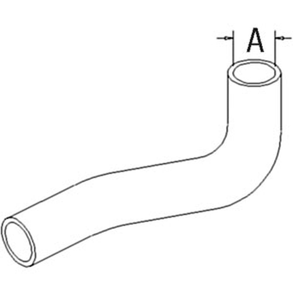 Tisco Fits Massey Ferguson 180145M1 Lower Radiator Hose
