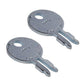 Qty 2: Ignition Keys Fits John Deere Replaces A4700R