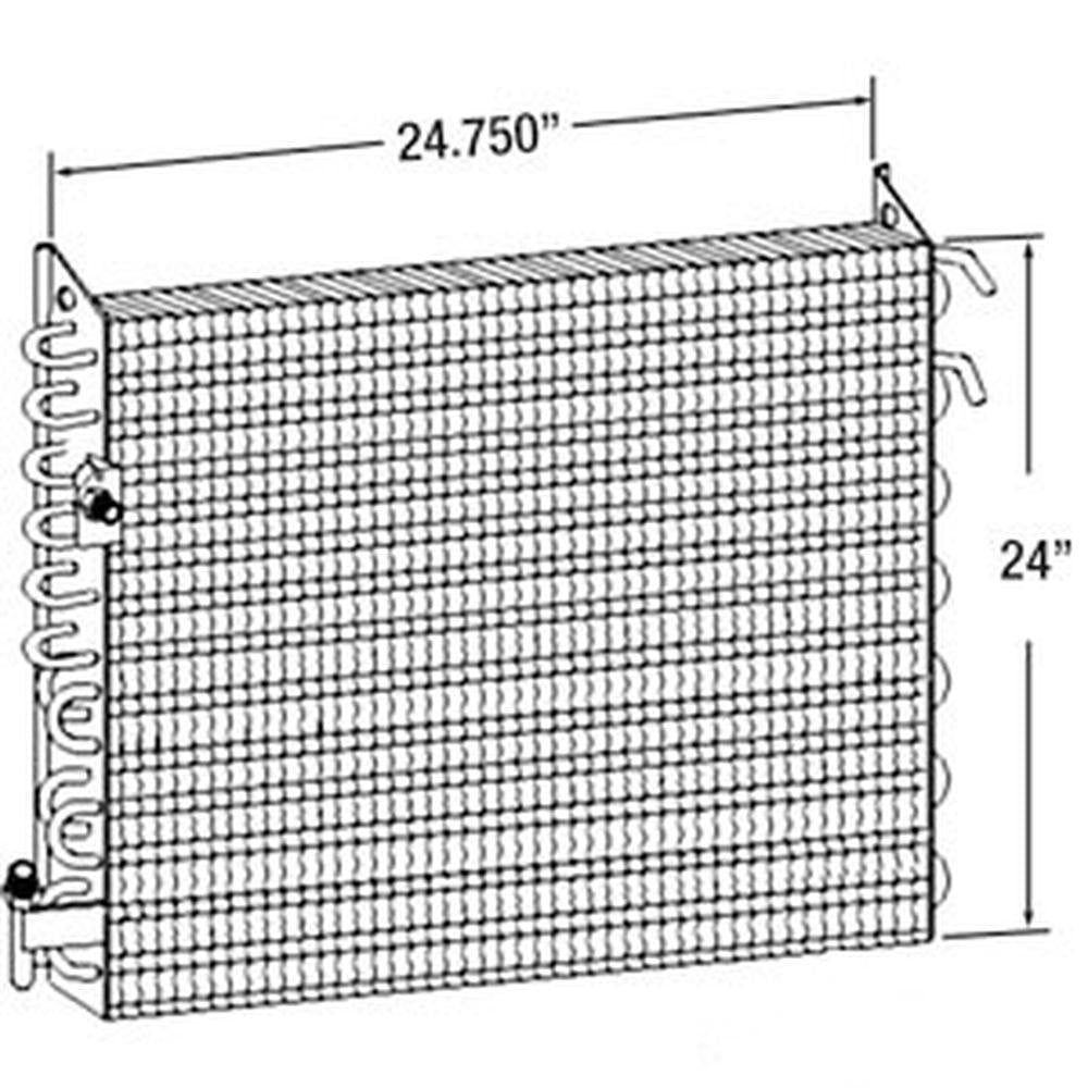 181583A1 Condenser Fits Case-IH Tractor 7210 7220 7230 7240 7250 8910 8920 +