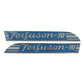 Pair of Blue Side Emblems Fits Massey Ferguson TO30 TE30