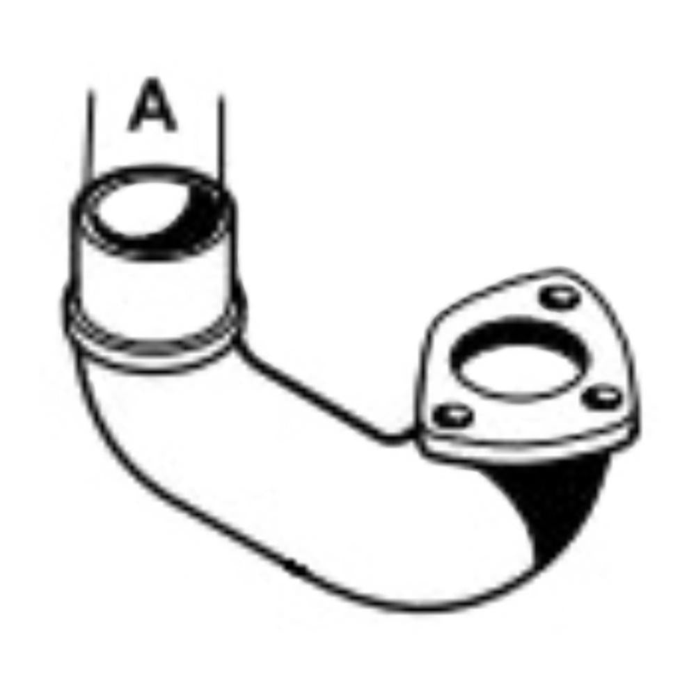Exhaust Elbow Fits Massey Ferguson Replaces 181866M2