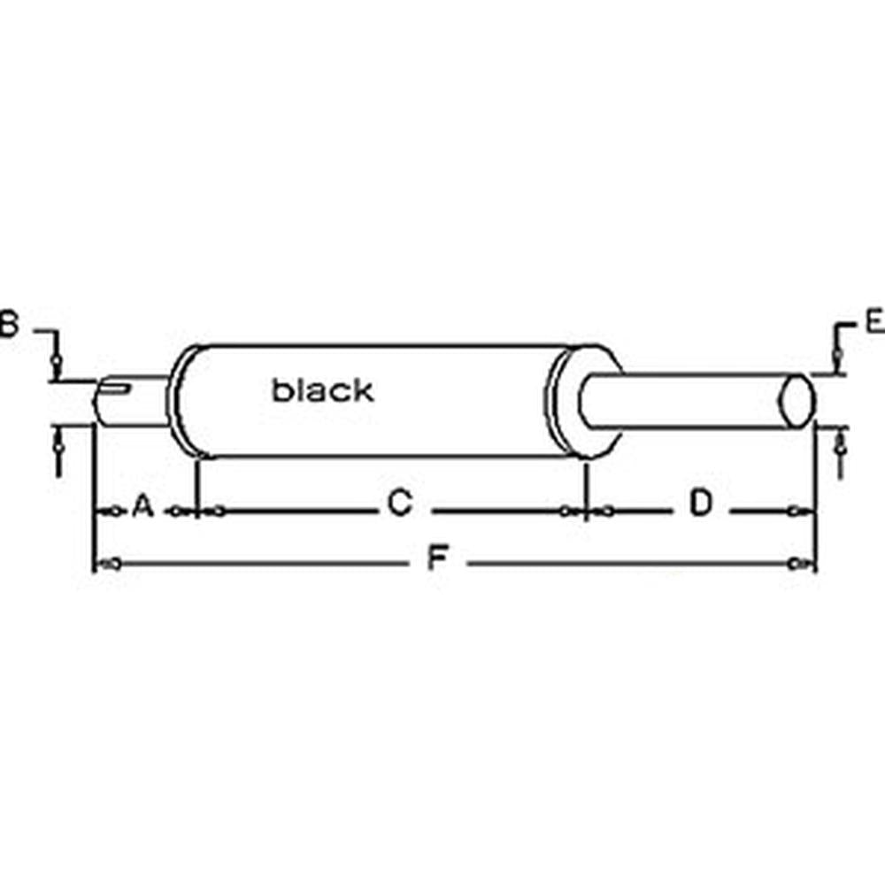 Muffler 181867M91 Fits Massey Ferguson 135 202 203 204 205 35