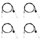 Qty 4: 61" Control Cables Fits Poulan Replaces 183567