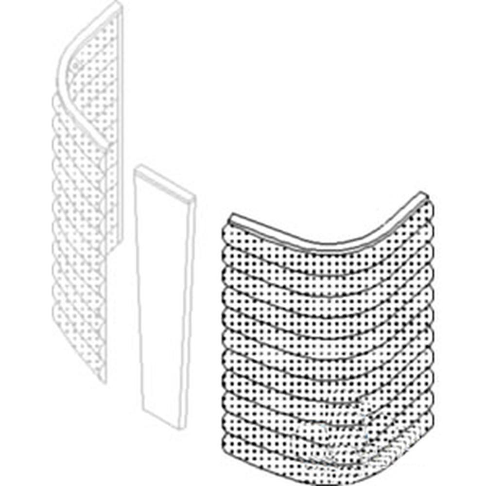 Left Hand Grille Screen 183662M1 Fits Massey Ferguson 50 65