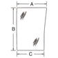190029A5 RH Front Lower Glass Fits Case IH Tractor CX50 CX60 CX70 CX80 CX90 CX75