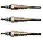 (3) GLOW PLUGS 19077-65510 Fits Kubota Generator Engines Excavators V2403 D1703