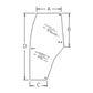 Cab Glass - Door Left Hand Fits Case IH MX100 MX120 192003A6