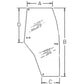 Right Hand Glass Door Fits McCormick Replaces 192004A6