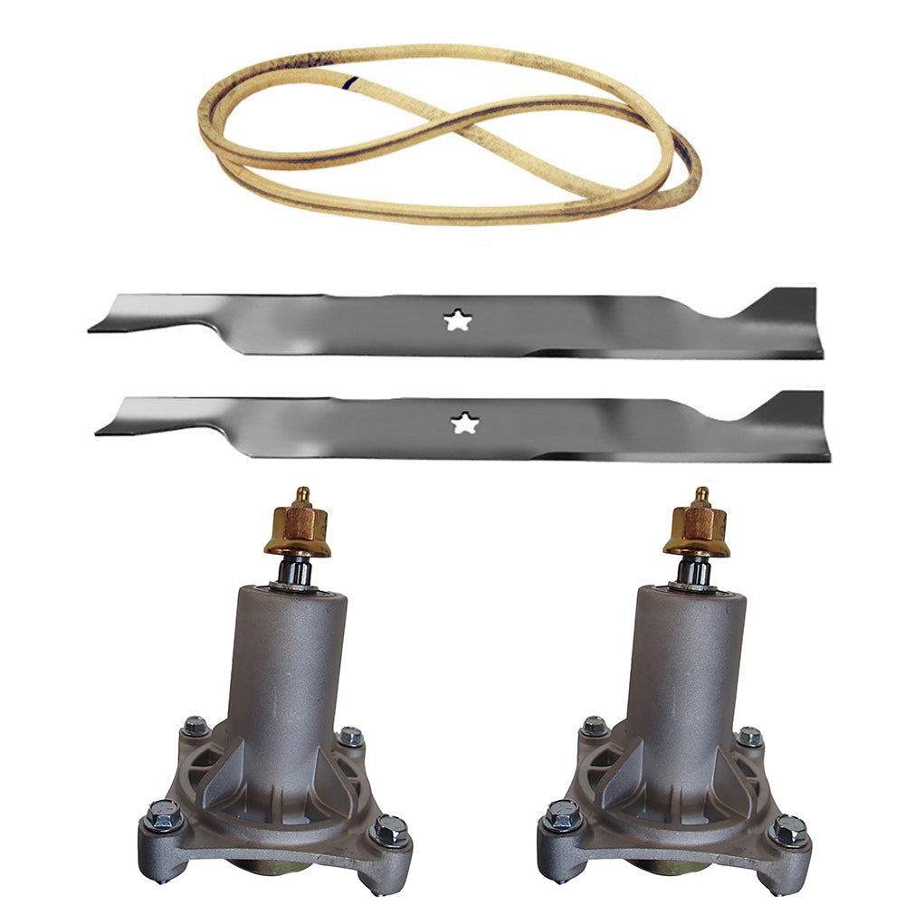 Belt, Blade, & Spindle Kit Fits Husqvarna Replaces 192870 Made with Aramid
