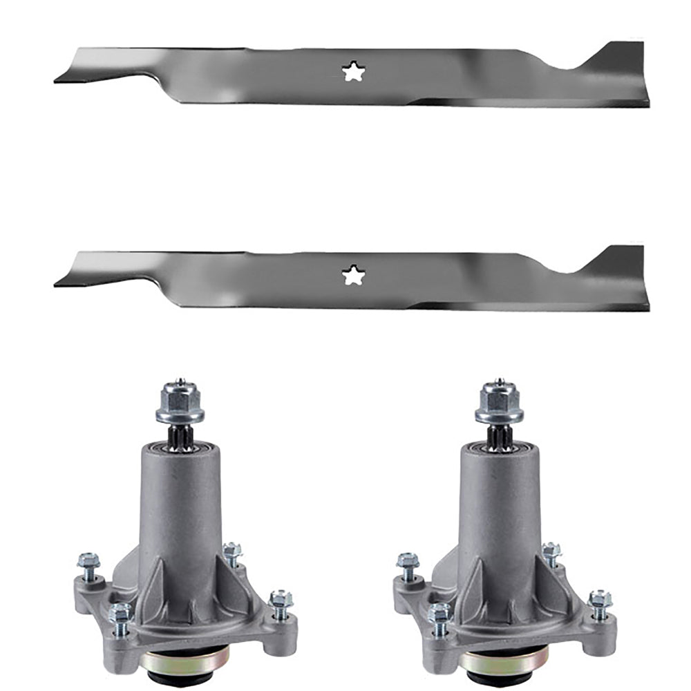 2 Blade & 2 Mandrel Kit
 Fits Husqvarna Replaces 192870
