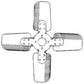 4 Blade Fan Fits Massey Ferguson 2135 135 230 255 194046M91