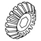 194194C1 Combine Spreader Drive Gear Fits International/CS-IH 1660 1666 +