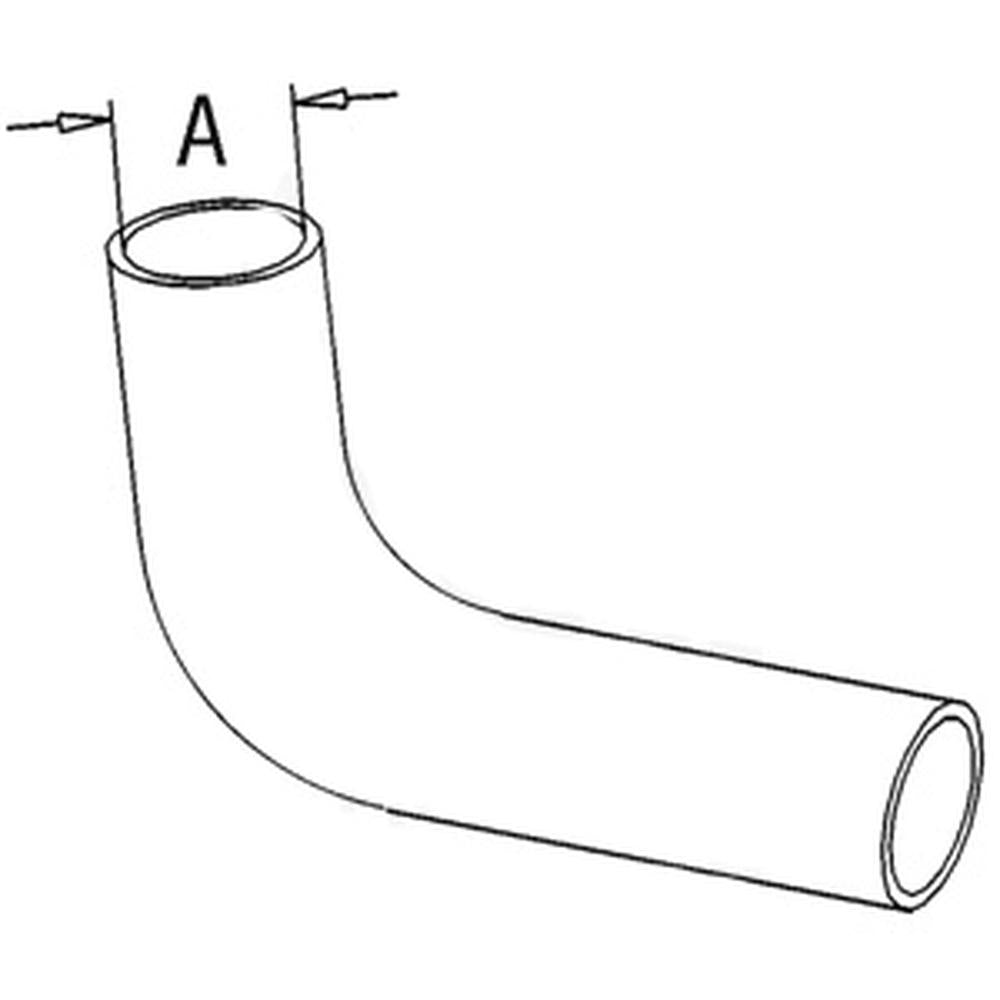 MFS4708 Upper Radiator Hose Fits Massey Ferguson