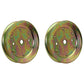 2 Pack Spindle Pulleys Fits Husqvarna 195945 197473 532195945 532197473 (12378)