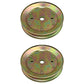 2 Pack Spindle Pulleys Fits Husqvarna 195945 197473 532195945 532197473 (12378)