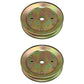 Qty 2: Spindle Pulleys Fits AYP Replaces 195945