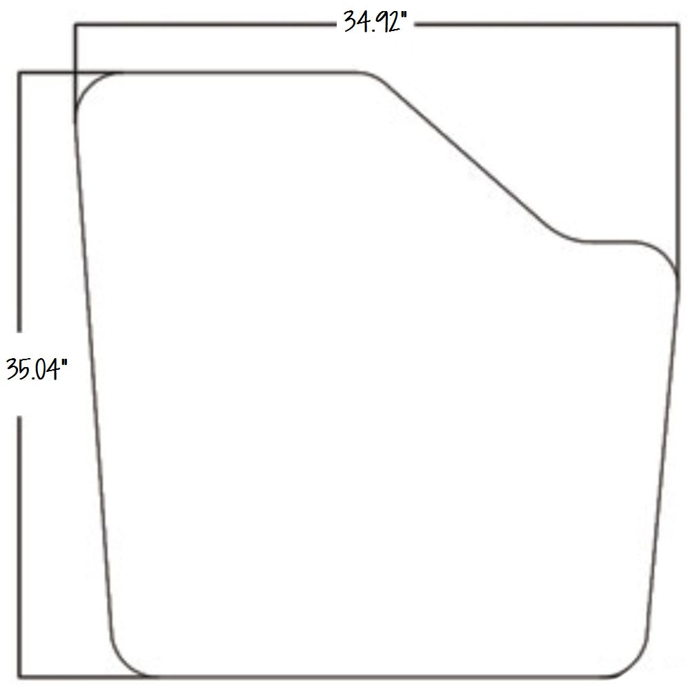 Cab Glass - Right Hand or Left Hand Fixed Non-Venting Door Fits Case IH