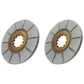 121963C91 Two 2 Brake Discs with 12 Spline Fits FARMALL IH 560 660 1460 148