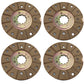 Qty 4: Riveted Brake Disc Fits Case/International Harvester Replaces 1099598R91