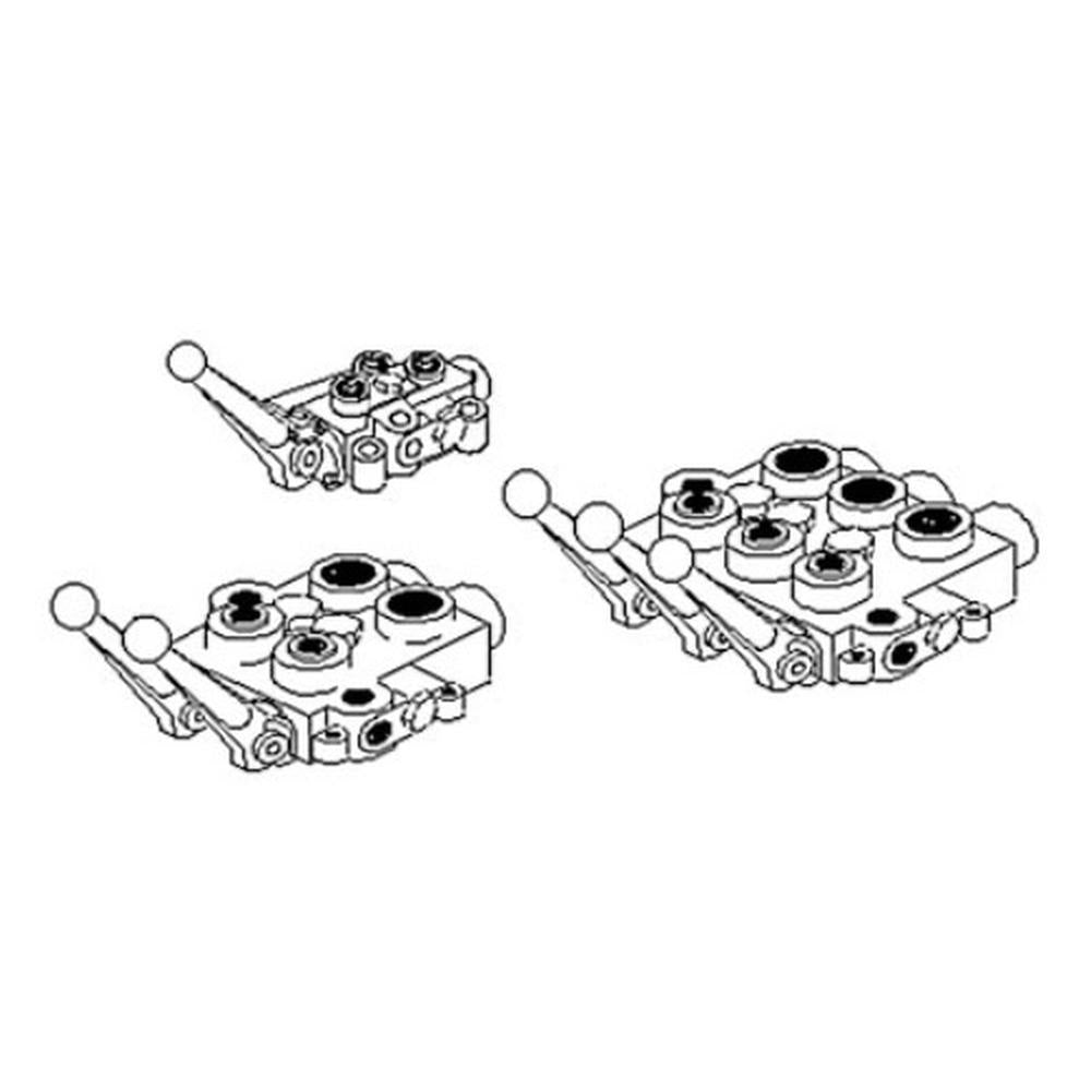 19833A92 Hydraulic Valve & Manifold Fits Massey Ferguson MF35 SBA311