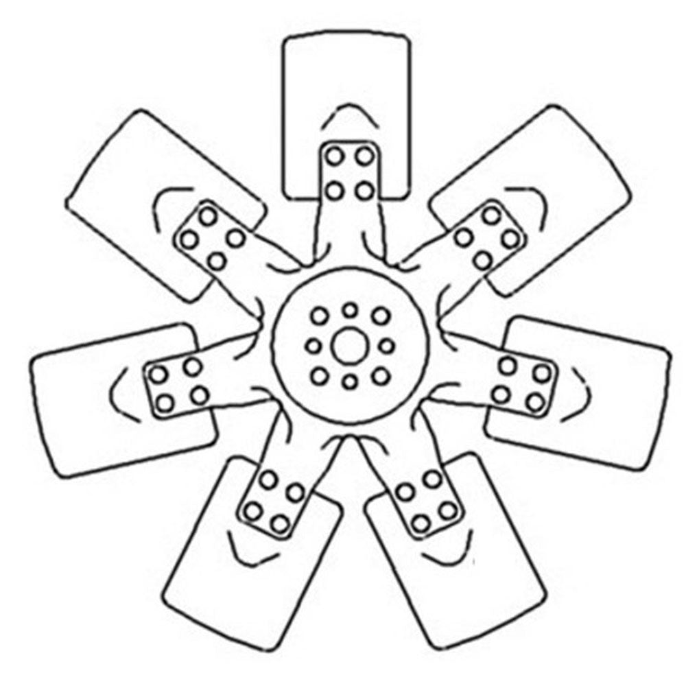 Fan 1998741C2 Fits Case 5120 5130 5140 5220 5230 5240 5250