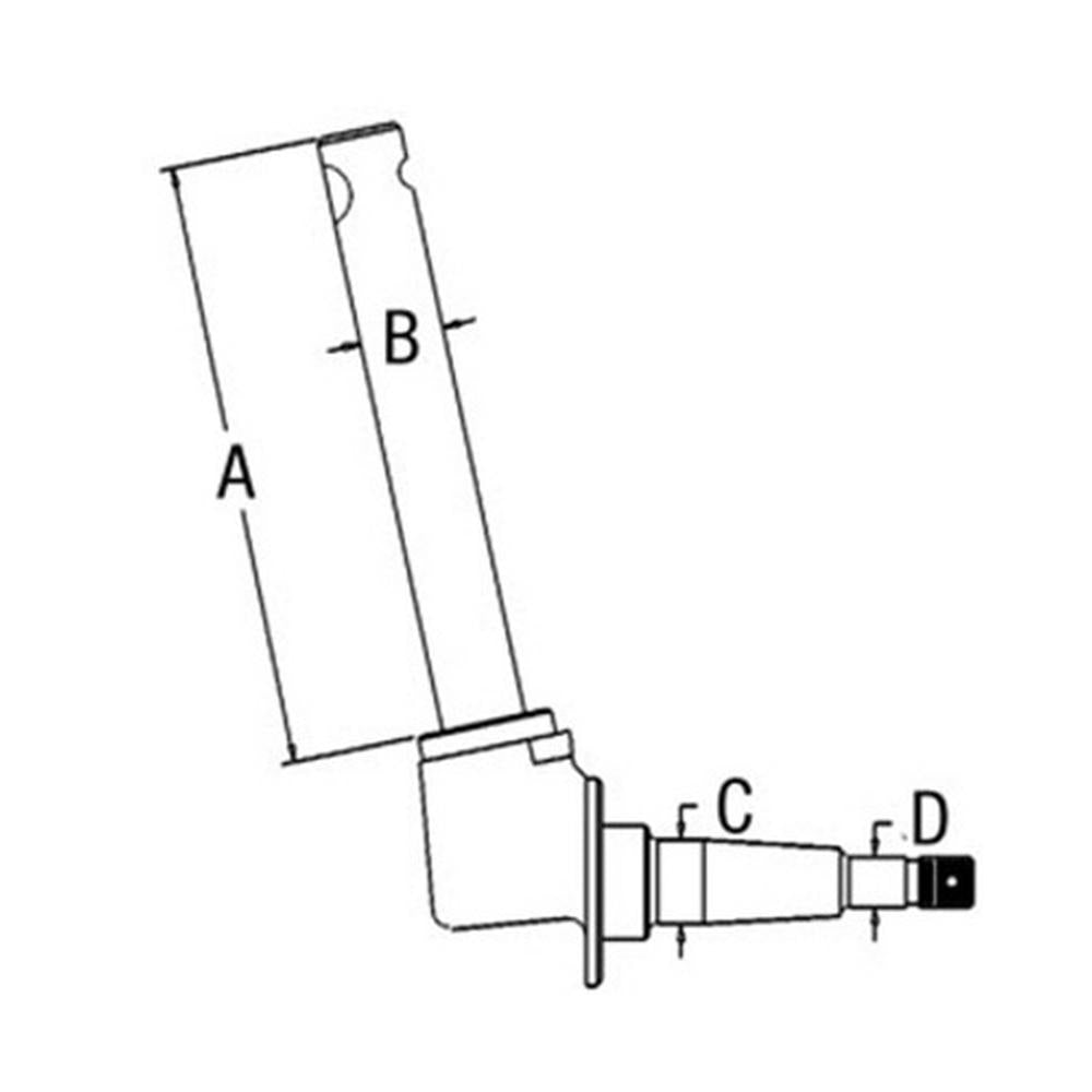 Spindle - RH for Oliver 550 Super 55 1EAS713A