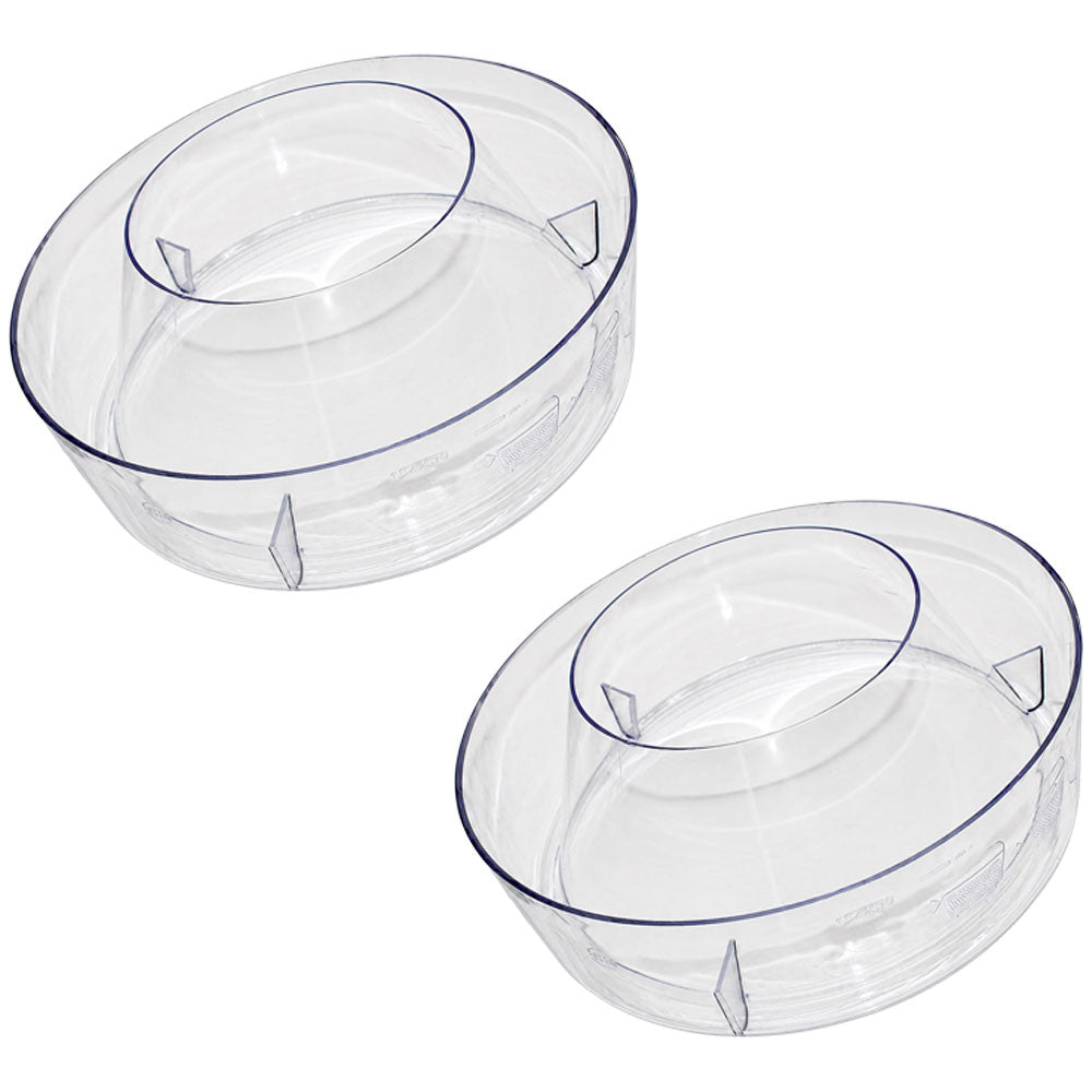Qty 2: Pre-Cleaner Bowl  Fits Caterpillar Replaces 1M7250