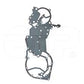 1W3900 Gasket W/Silic Fits Caterpillar Models