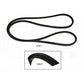 1W8908 V-Belt Single Fits Caterpillar Models