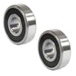 2 Pack Bearings for MTD 941-0919A 941-0919 741-0919 6204-2RS Fits JD Fits Toro