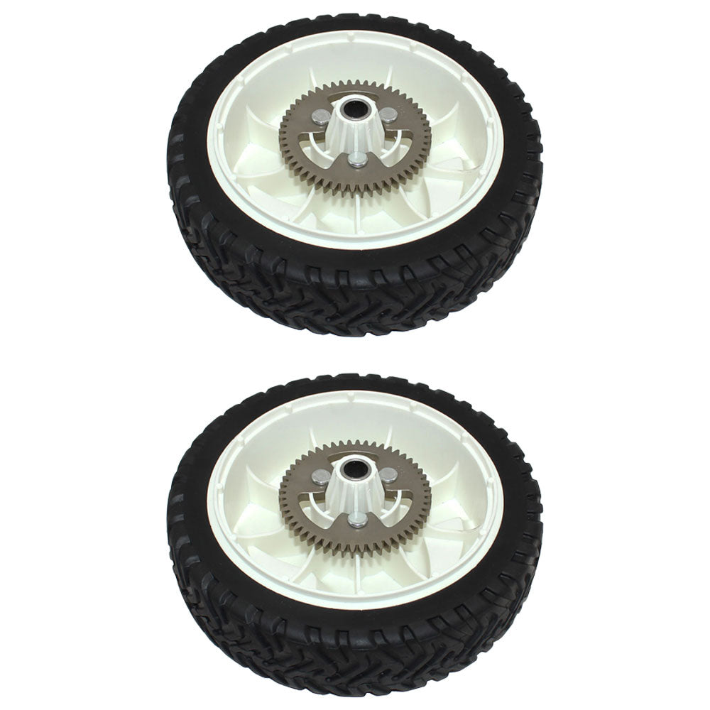 Two New Aftermarket Drive Wheels 105-3036 For Lawn Boy Walk Behind Mowers