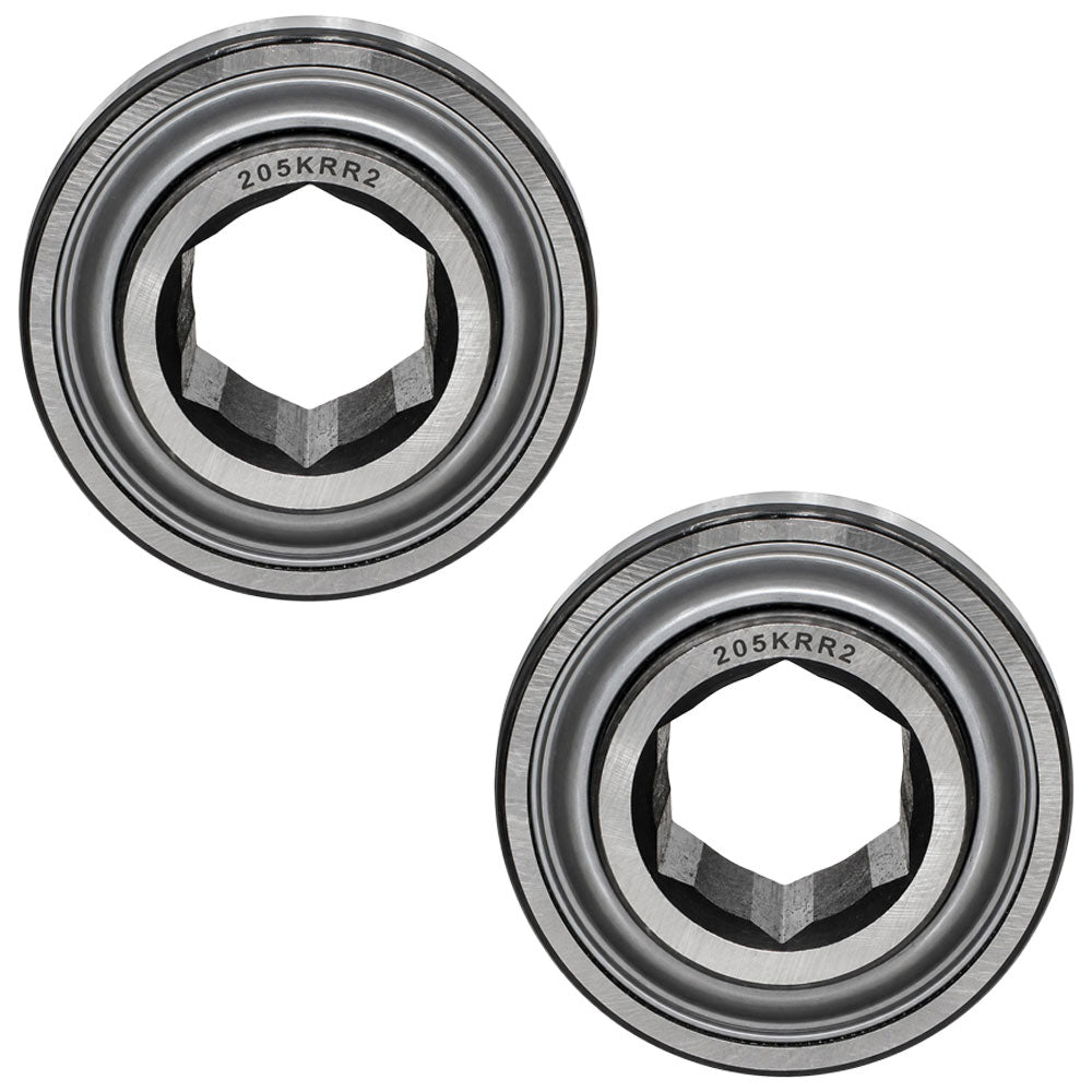 Set of (2) AA28271 Replacement 7/8" Hex Bore Bearings Fits John Deere