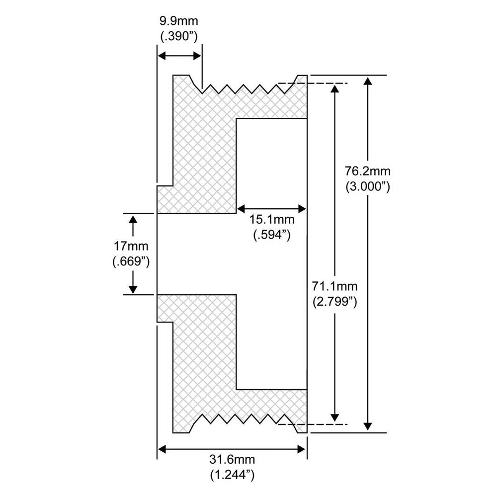 206-12002-JN J&N Electrical Products Pulley
