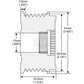 206-24036-JN J&N Electrical Products Pulley