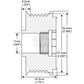 206-52014-JN J&N Electrical Products Pulley