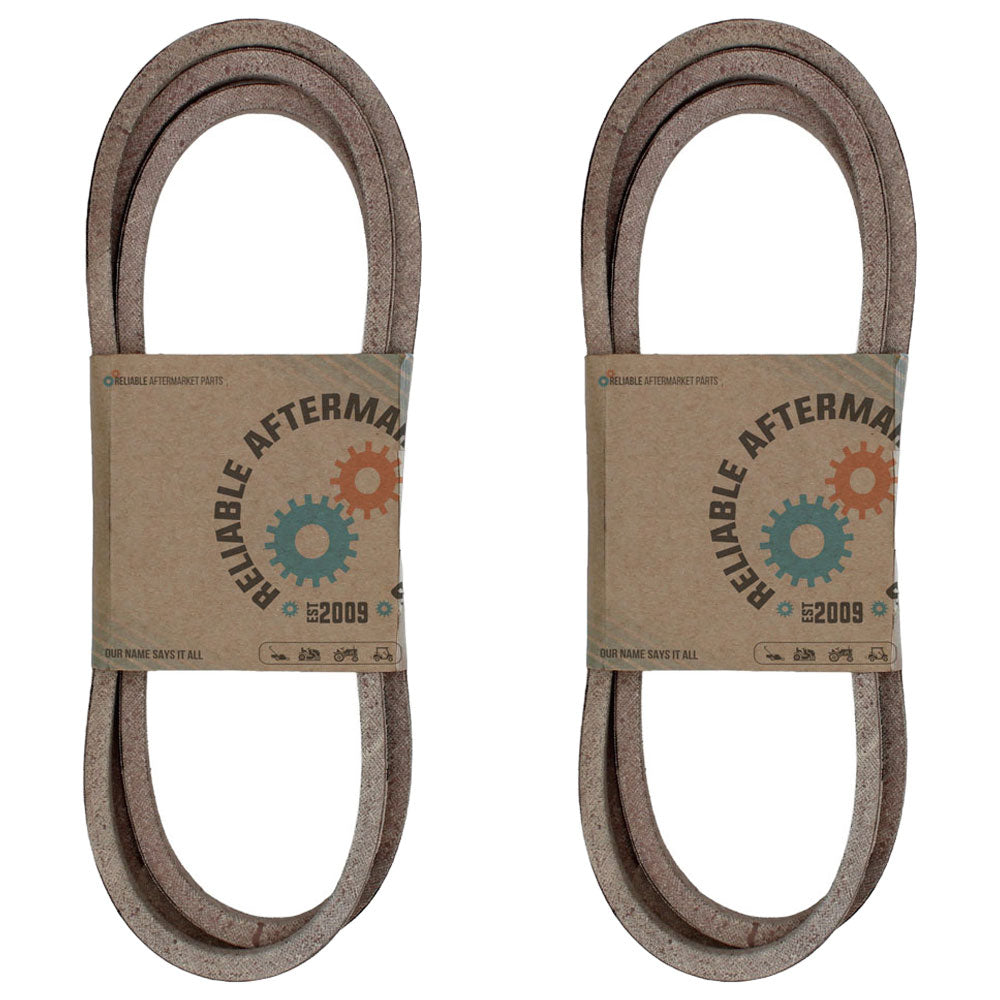 Qty 2: Blade Drive Belt - 5/8" x 114.75"
 Fits Gates Replaces 69115