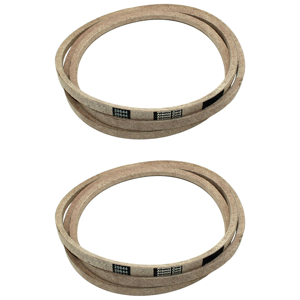 Qty 2: Blade Drive Belt - 5/8" x 114.75"
 Fits EverRide Replaces 00181036