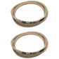 Qty 2: Blade Drive Belt - 5/8" x 114.75"
 Fits Gates Replaces 69115