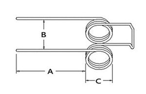 Qty 5: Baler Tooth Fits Case/International Harvester Replaces 210614C1