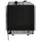 211146 Tractor Radiator - 17 1/2 x 18 x 2 1/8 Fits Ford/New Holland