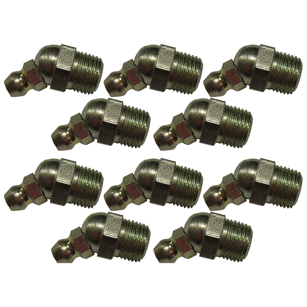 219-89 Ten Grease Fitting Nipples Fits Case Wheel Loader Forklift 584C