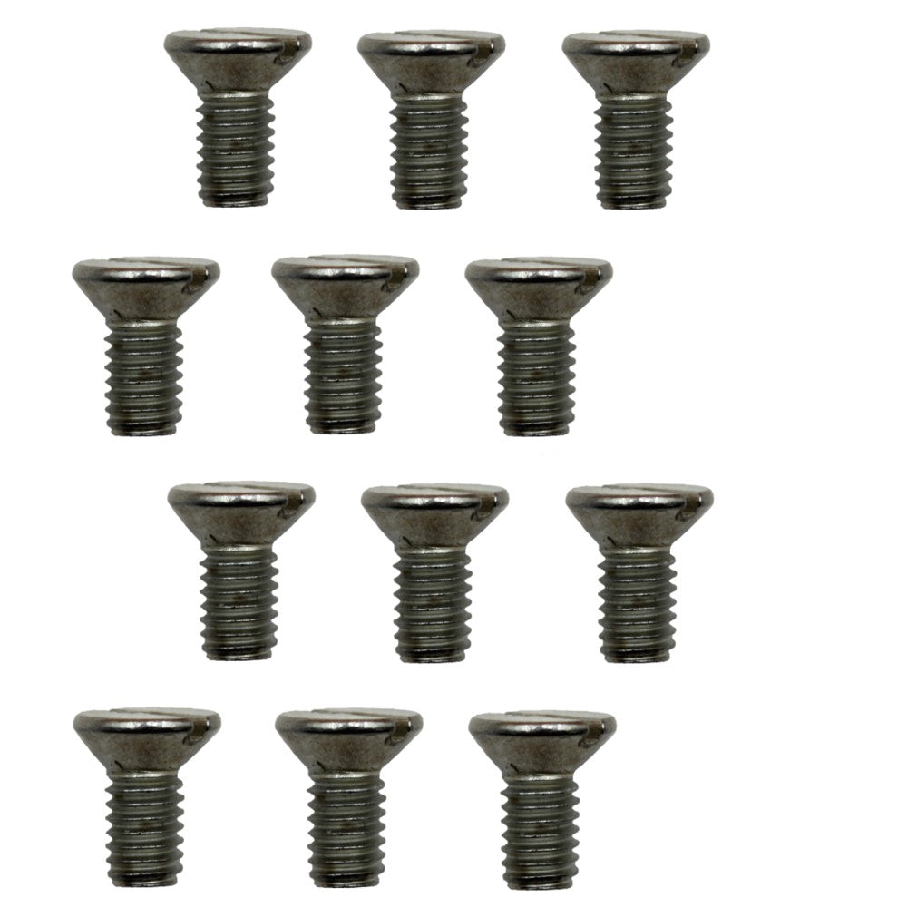 Set of 12 Twelve 21M7194 Bed Knife M6-1.0 Flat Head Screws Fits John Deere