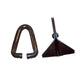 Flail blade with hanger link.  Fits Ford/New Holland Replaces 222157