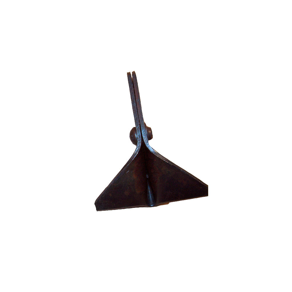 Flail blade with hanger link. Fits Ford/New Holland Replaces 222157