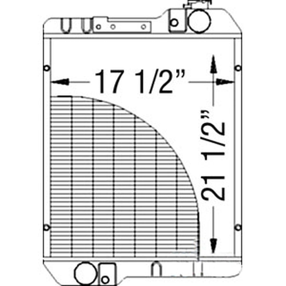 1706-6546 - Radiator Fits Case/International Harvester
